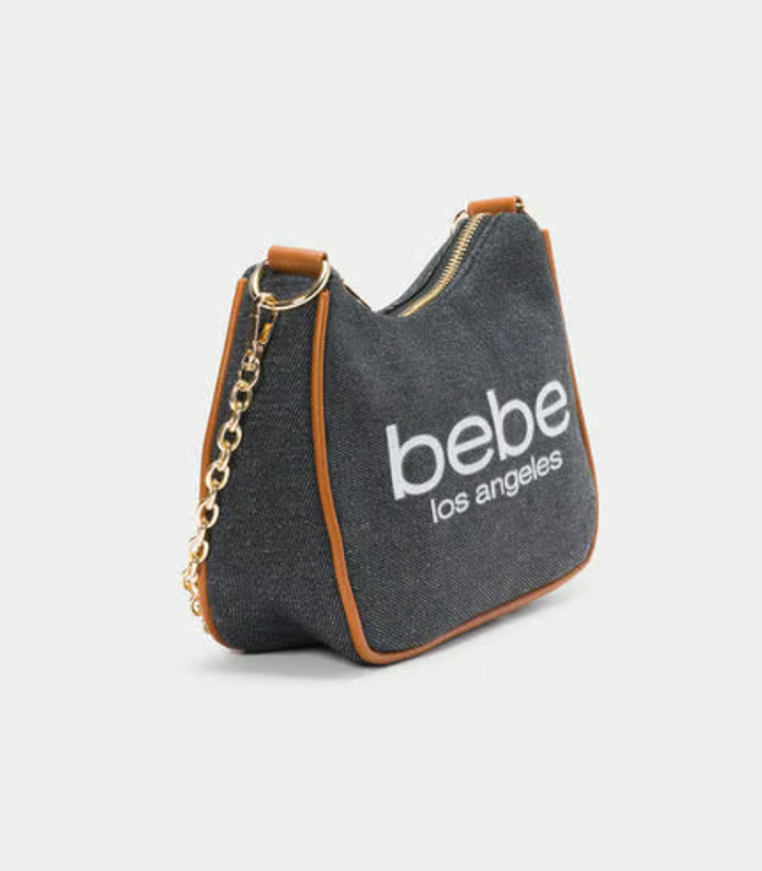 BEBE RIAN DENIM CROSSBODY