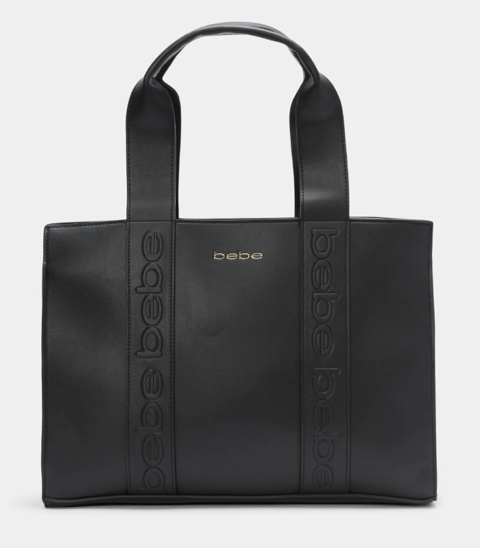 BEBE HANA PU TOTE (BLACK)