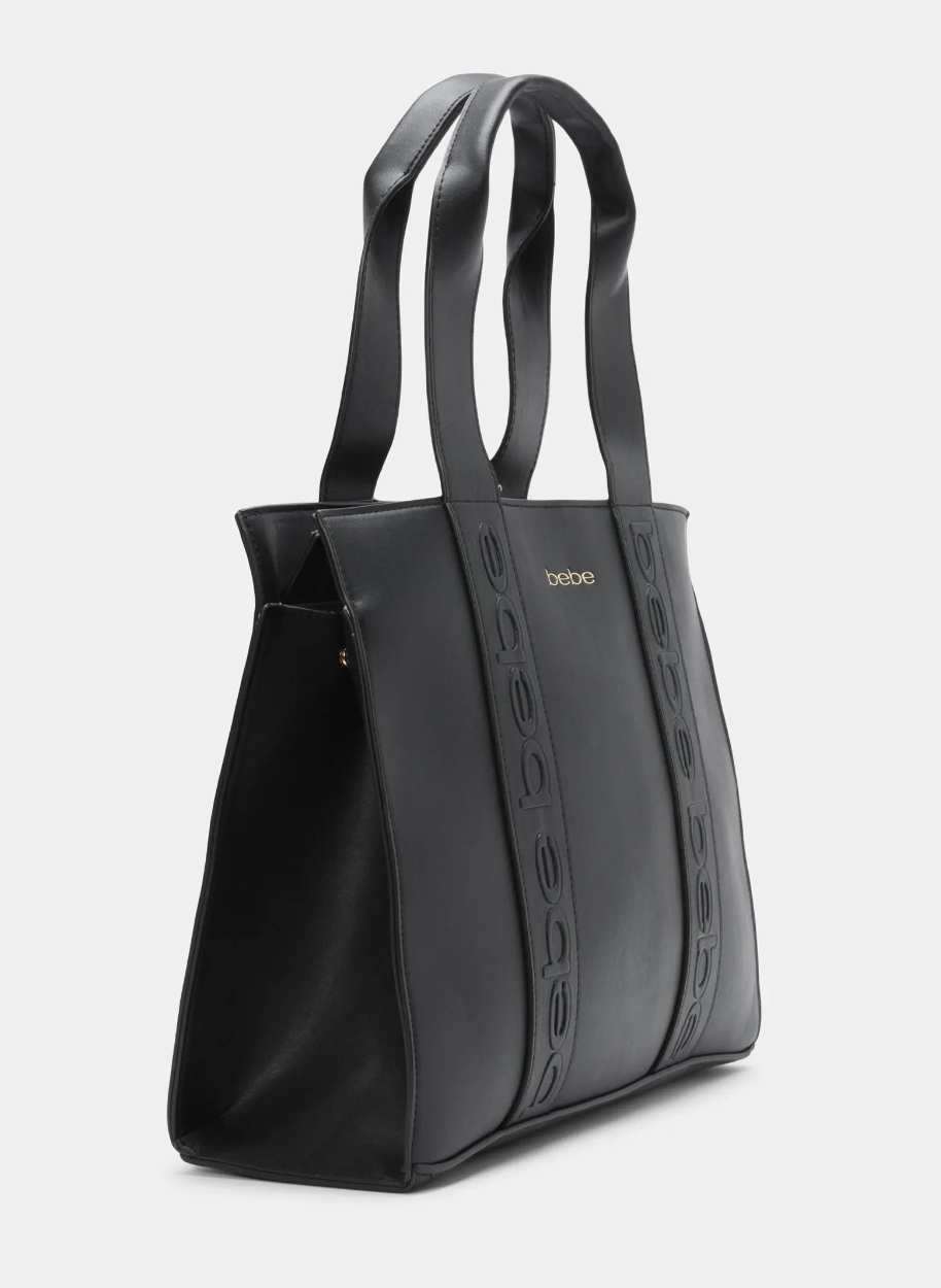 BEBE HANA PU TOTE (BLACK)